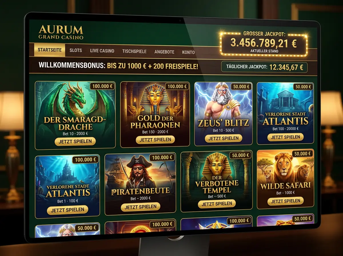 Slotimo — Spielsaal und Angebot